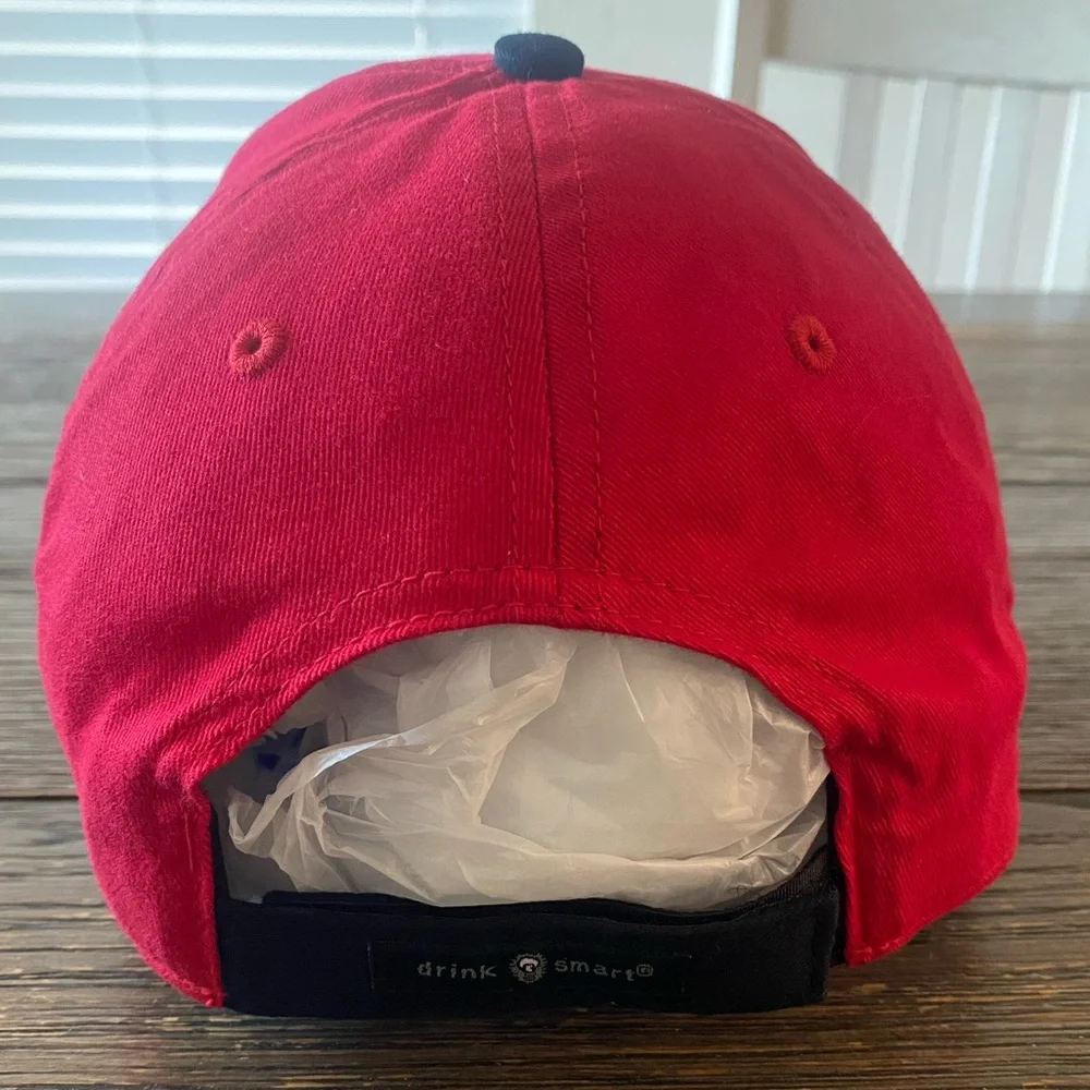 Jim Beam Racing Hat Cap Adjustable Red Black One Size Robby Gordon NASCAR